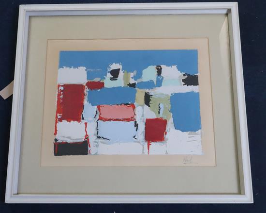 § Nicolas de Stael (1914-1955) Méditerranée (La Ciotat), 1952-1953 16.5 x 21in.